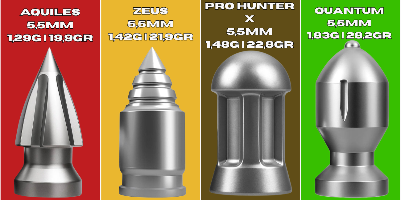 Chumbinho Combo Pack 4 Harpex: Modelos