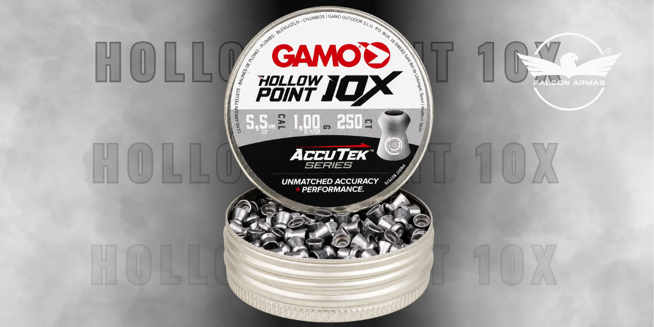 Chumbinho Hollow Point 5,5mm Accu Tek Gamo para Carabinas de Pressão